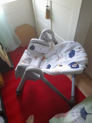 Silla de comer para bebé con estampado