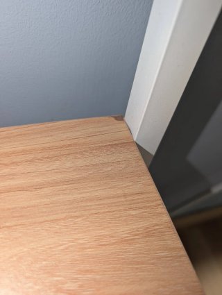 Escritorio madera y metal 103x50.5x75