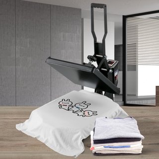 Máquina de Prensa Térmica 15 x 15 in/38.1 x 38.1 cm Impresora de Sublimación para Transferencia de Camisetas DIY