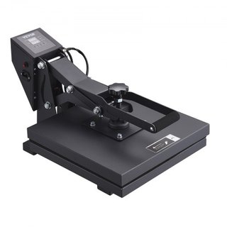 Máquina de Prensa Térmica 15 x 15 in/38.1 x 38.1 cm Impresora de Sublimación para Transferencia de Camisetas DIY