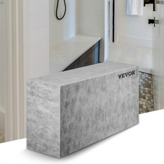 Asiento de Ducha de Azulejos, 38.2" x 11.4" x 20" Asiento de Ducha Listo para Azulejar, Impermeable de Fábrica y 100% a Prueba de Fugas Asiento de Esquina de Ducha Azulejable, Banco de Ducha Recta...