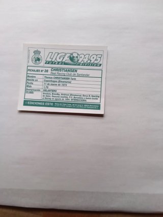 Cromo Ediciones Este 94-95