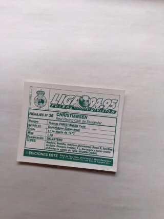 Cromo Ediciones Este 94-95