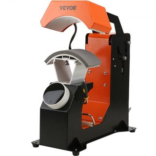Pressa termica per cappelli, macchina automatica per pressa termica 3 in 1, trasferimento sublimato Clamshell da 6,4x3,5 pollici, pannello di controllo digitale con rilascio automatico e manopola con 3 Al...