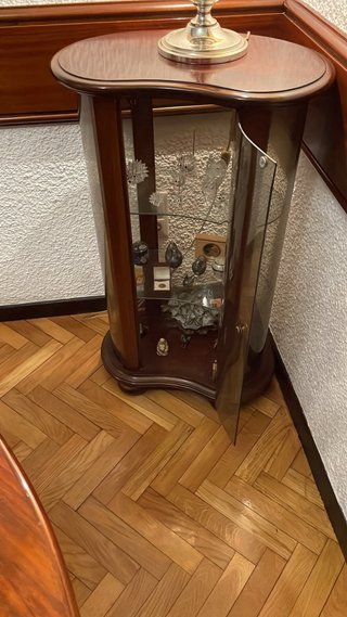 Mueble Rincón Cristal Madera