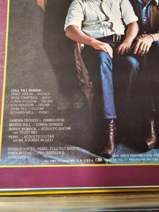 Janis Joplin Pearl LP