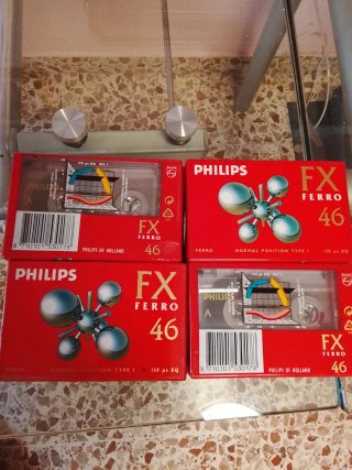 10 Cintas Philips FX Ferro 46 vírgenes