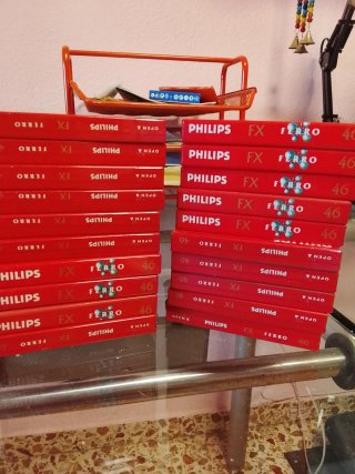 10 Cintas Philips FX Ferro 46 vírgenes
