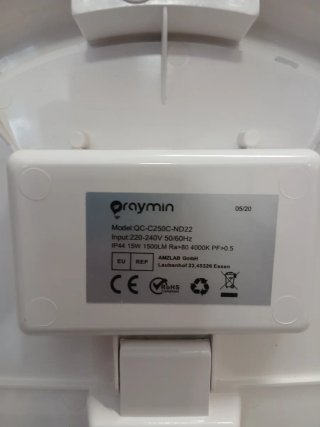 Plafon LED V-TAC IP44 24W 2500lm