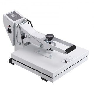 Máquina de Prensa Térmica 15 x 15 in/38.1 x 38.1 cm Impresora de Sublimación para Transferencia de Camisetas DIY