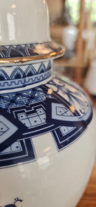 Tibor Blue Willow con tapa Made in Japan