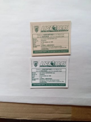 Cromo GOICOETXEA Athletic Club de Bilbao 94-95