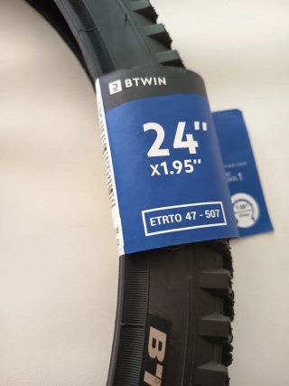 Cubierta BTT 24 y cámaras