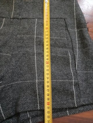 Pantaloncini a quadri grigi