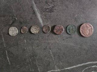 Lote de monedas antiguas