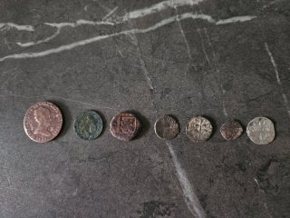 Lote de monedas antiguas