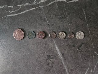 Lote de monedas antiguas