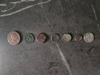Lote de monedas antiguas