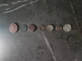 Lote de monedas antiguas