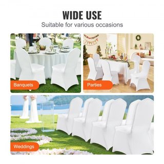 Cubiertas de Sillas Plegables de Spandex Elástico, Cubierta Frontal Arqueada Universal Ajustada, Fundas Protectores Removibles y Lavables, para Bodas, Vacaciones, Banquetes, Fiestas, Celebraciones...