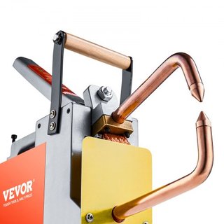 Soldador de Puntos Portátil, Máquina de Soldadura de Puntos de 1/8 de Pulgada con Capacidad de Entrada de 1.5KVA, Pistola de Punta de Soldadura de Mano para Soldadura de Hojas de Metal de Acero Ca...