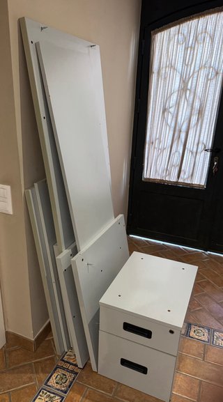 Escritorio oficina L con cajonera