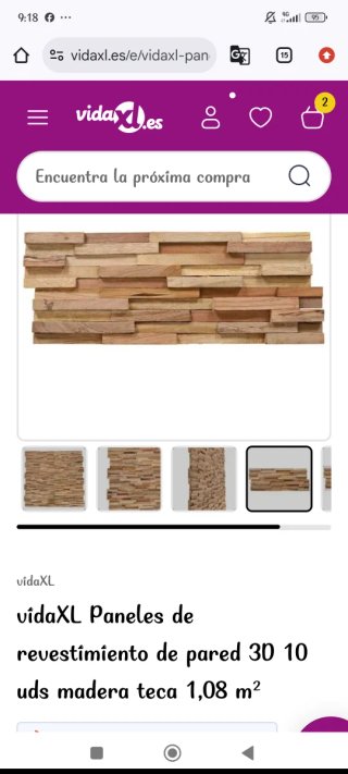 Paneles de revestimiento de madera