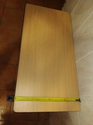 Mesa de cocina metal y madera