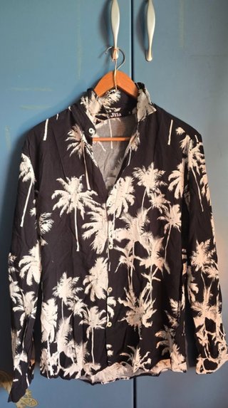 Camicia Jila uomo fantasia palme M Maniche lunghe