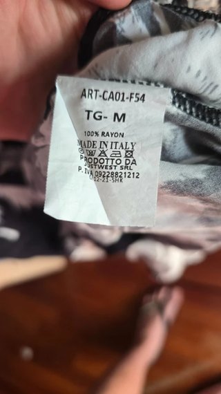 Camicia Jila uomo fantasia palme M Maniche lunghe