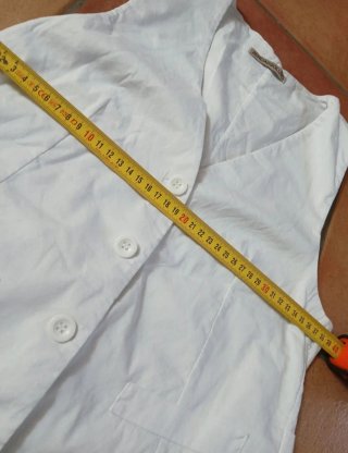 Gilet ZEROASSOLUTO bianco taglia small