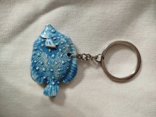 Portachiavi in ceramica siciliana