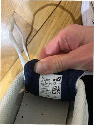 New Balance 530 Blanco Plata Marino T.39.5