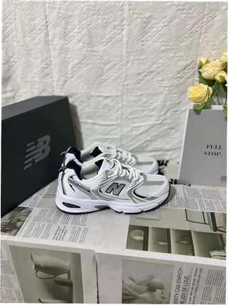 New Balance 530 Blanco Plata Marino T40.5