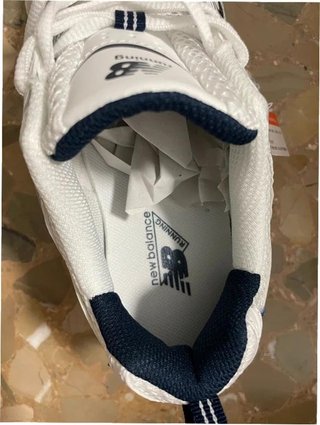 New Balance 530 Blanco Plata Marino Talla 38