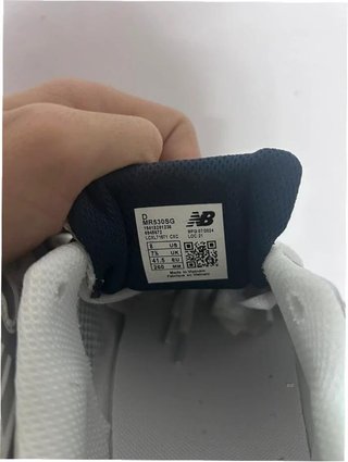 New Balance 530 Blanco Plata Marino Talla 41.5