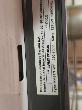 Microondas integrable Balay 3WMX1918