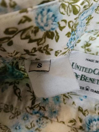 Camicia donna floreale UCB taglia S vintage