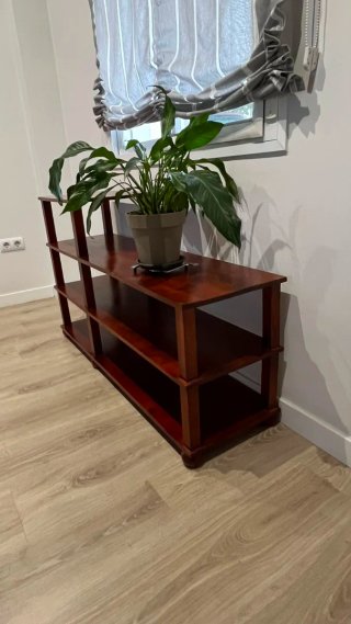 Estantería consola madera maciza moderna