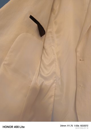 Chaqueta de lino para hombre