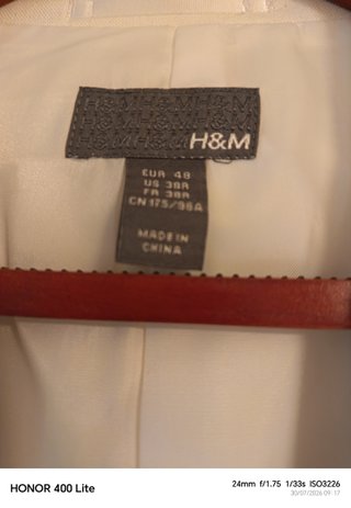 Chaqueta de lino para hombre