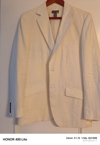 Chaqueta de lino para hombre
