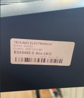 Piano Casio CDP-S110BK