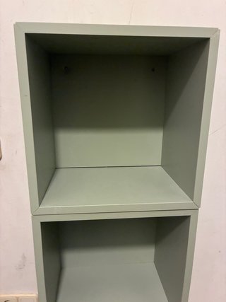 Estantería cubo verde claro Ikea