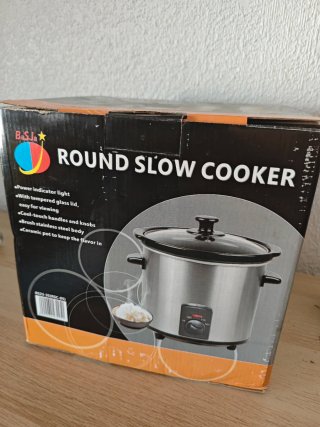 Olla de cocción lenta 3.3L redonda
