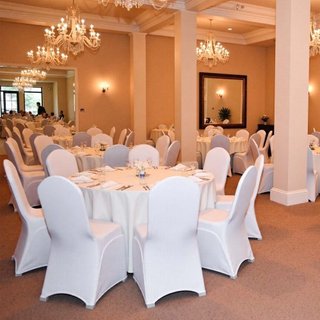Cubiertas de Silla Plegables de Spandex Elástico, Cubierta de Silla Universal Ajustada, Fundas Protectores Removibles y Lavables, para Bodas, Vacaciones, Banquetes, Fiestas, Celebraciones, Comedor...