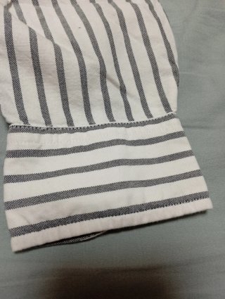 Camisa Polo Ralph Lauren Rayas Gris/Blanco