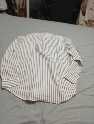 Camisa Polo Ralph Lauren Rayas Gris/Blanco