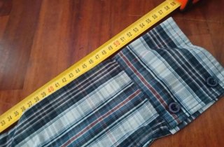 Camicia a quadri con rouches