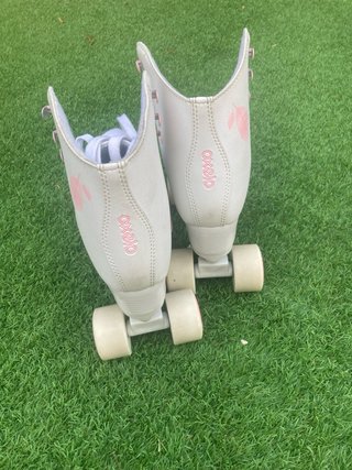 Patines en paralelo blancos T38
